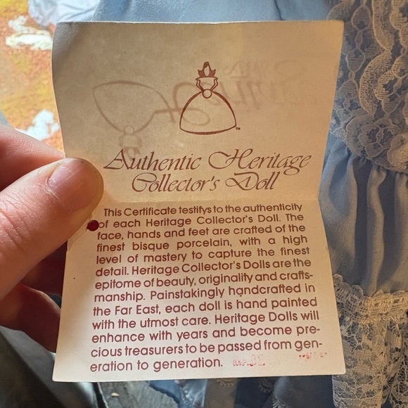 Authentic Heritage Collectors Doll - Picture 4 of 4